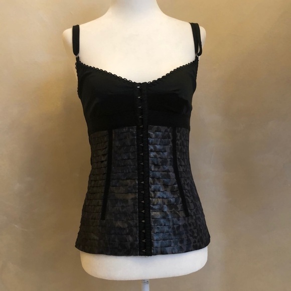 NWT Dolce & Gabbana Leopard Print Corset Bustier Sz 40 - Picture 2 of 8
